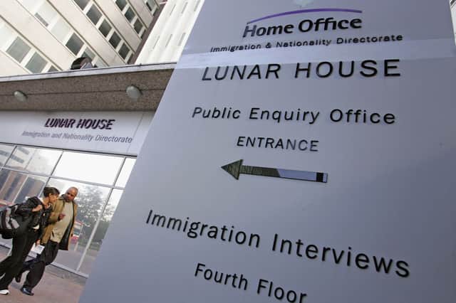 'At Lunar House a woman interviewed me, and wrote down all my details' (Picture: Scott Barbour)