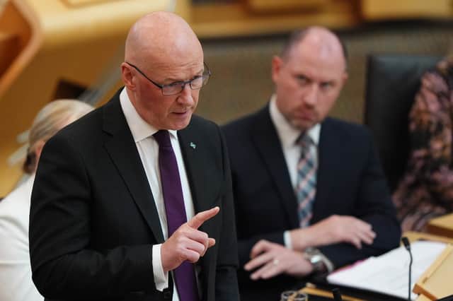 First Minister John Swinney