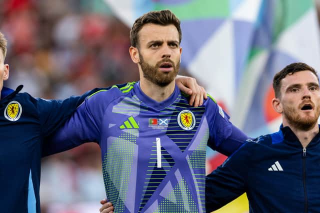 Scotland goalkeeper Angus Gunn is available on a free transfer this summer.