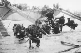 Members of the Royal Marines land on Juno beach, Normandy, on D-Day, June 6, 1944 (Picture: Hulton Archive)