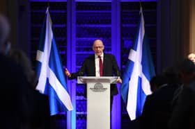 John Swinney's stances on the EU, Donald Trump and migration, among others, have won plaudits (Picture: Jeff J Mitchell)