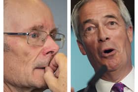 Professor Sir John Curtice (left) gives his assessment on Reform UK's vote success under leader Nigel Farage (right).