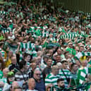 Celtic fans celebrate winning the Scottish Premiership title in the final match of the league season against St Mirren at Celtic Park, on May 17, 2025. (Photo by Craig Foy / SNS Group)