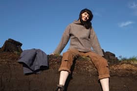 Virginia Hutchison, of the Isle of Lewis, is taking part in the Wildbiome Project to measure the impact of a hunter gatherer-style wild food diet on health. PIC: Mhairi Law.