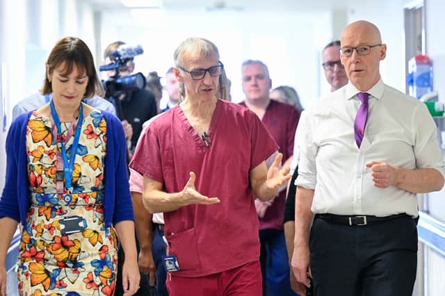 John Swinney and the Scottish Government need to act with greater urgency to fix the NHS's many problems (Picture: Lesley Martin/pool)