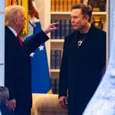 Donald Trump and Elon Musk pictured at the White House in March (Picture: Roberto Schmidt)