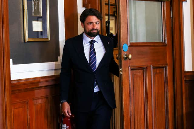 Russell Martin has walked through the door as Rangers head coach.