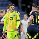 Scotland goalkeeper Cieran Slicker had a dream weekend with his club side Barnet. Cr: Getty Images.