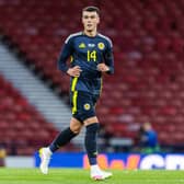 Lennon Miller is hoping to get his first start for Scotland when they visit Liechtenstein on Monday afternoon. Cr: SNS Group.
