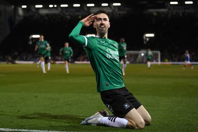 Ryan Hardie scored ten goals in the Championship for Plymouth Argyle last season.