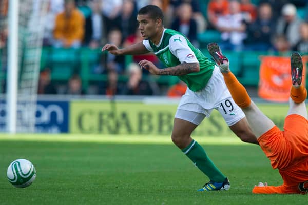 Victor Palsson during his time at Hibs.