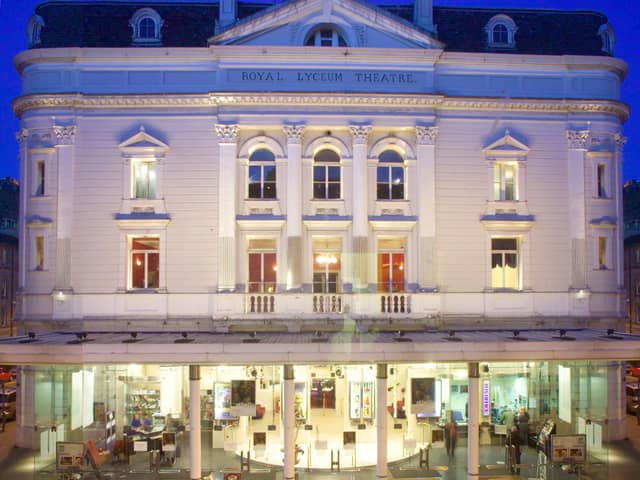 The facade of the Royal Lyceum Theatre in Edinburgh.