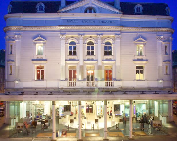 The facade of the Royal Lyceum Theatre in Edinburgh.