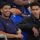 Jobe Bellingham and his brother Jude during last year's European Championships in Germany. Cr: PA.