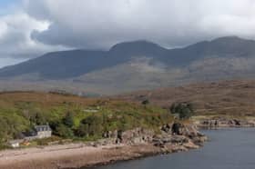 The house on Soay, which has come up for sale along with a large part of the island. PIC: Strutt & Parker.