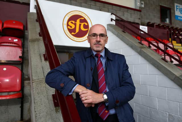 Former Stenhousemuir chairman Iain McMenemy.