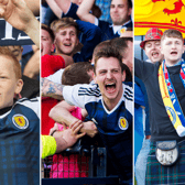 Here are 21 of the best retro photos of Scotland fans during the famous 2-2 draw with England at Hampden in 2017. Cr: SNS Group.