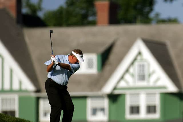 Colin Montgomerie pictured during a US Open at Oakmont Country Club