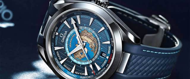 The Omega Aqua Terra World Timer combines travel-inspired design with luxury detail – enter BOTB’s draw from just 65p for your chance to win