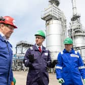 Energy Security and Net Zero Secretary Ed Miliband at the St Fergus gas terminal (Paul Campbell/PA Wire)