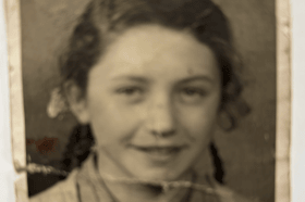 Susan's mother Mary as a 13-year-old