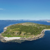 Inchmarnock in the Firth of Clyde has come on the market for offers over £2m. PIC: Strutt&Parker