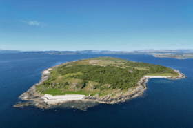 Inchmarnock in the Firth of Clyde has come on the market for offers over £2m. PIC: Strutt&Parker