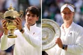 Carlos Alcaraz and Barbora Krejčíková are the Wimbledon singes defending champions.