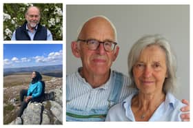 King's Birthday Honours: Writer and historian Alistair Moffat (top left), Zahrah Mahmood, President of Ramblers Scotland (bottom left) and John and Lorna Norgrove (right), of the Linda Norgrove Foundation, have all been recognised.
