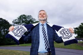 New Dundee head coach Steven Pressley is unveiled to the media during a press conference at Gardyne Training Centre on Friday. (Photo by Mark Scates / SNS Group)