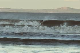 An above-average day of surf at Portobello 
