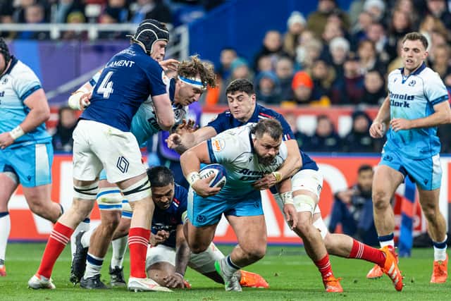 Gregor Townsend felt Scotland fronted up physically against France in the final game of this year's Six Nations.