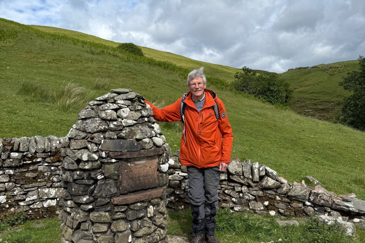 The 77-year-old grandfather walking the 3°W line of longitude through Scotland to raise money for foodbanks