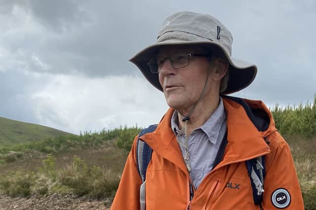 Nigel Griffiths is walking the 3°W line of longitude through England, Wales and Scotland to raise money for foodbanks.