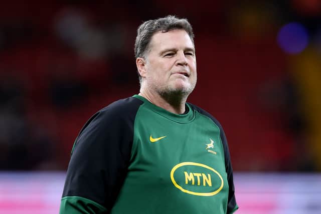 Rassie Erasmus, head coach of South Africa.