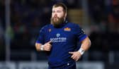 Edinburgh's Boan Venter in action during an EPCR Challenge Cup match against Bayonne.