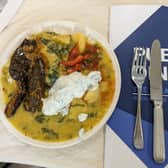 Dhal and aubergine curry from the Glasgow pop-up public diner meal