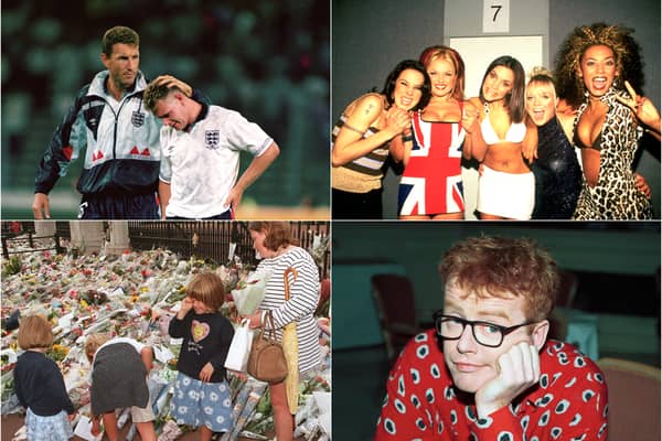 These photos capture some of the defining moments of the 90s