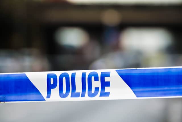 Police were called out to a man injured at the supermarket.