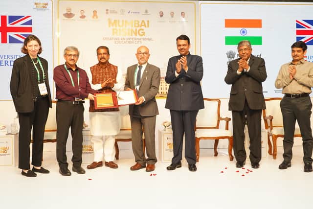 The university has been granted a letter of intent at a special ceremony in Mumbai hosted by the Indian government. Picture: University of Aberdeen