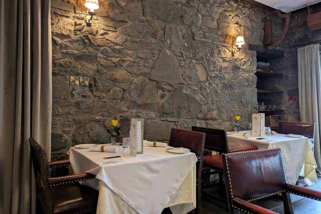 Knipoch House Hotel 1635 dining room