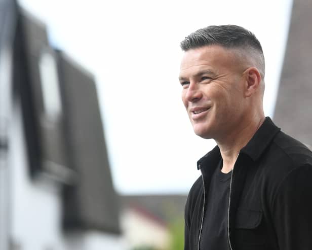 Ex-Motherwell defender Simon Ramsden pictured at Fir Park in 2021. Cr: SNS Group.