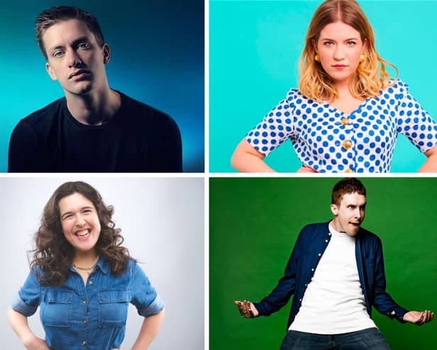Four comedians bringing work in progress shows to this year's Edinburgh Festival Fringe.