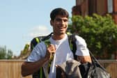 World number two Carlos Alcaraz is playing his first round match at the Queen's Championships today.