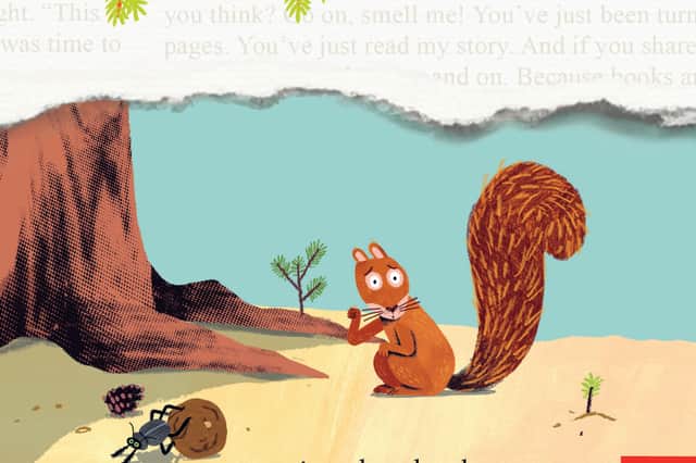 An illustration from Once I Was A Tree