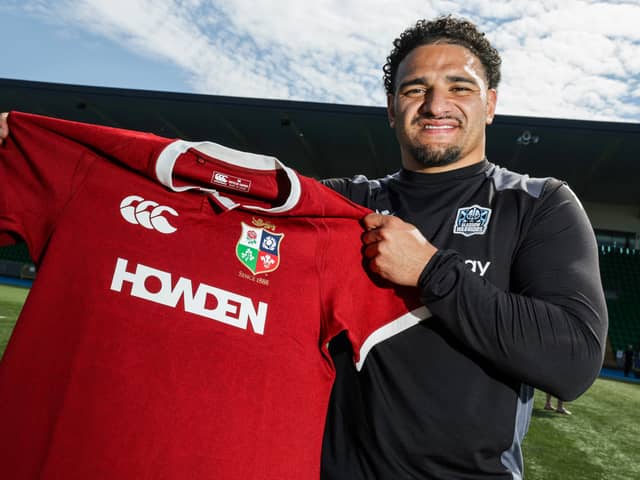 Glasgow Warriors' Sione Tuipulotu will make his British and Irish Lions debut against Argentina on Friday. (Photo by Ross MacDonald / SNS Group)