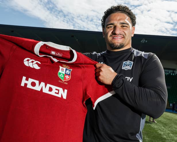 Glasgow Warriors' Sione Tuipulotu will make his British and Irish Lions debut against Argentina on Friday. (Photo by Ross MacDonald / SNS Group)