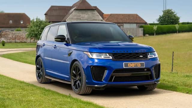 The Range Rover Sport SVR has an incredible V8 engine