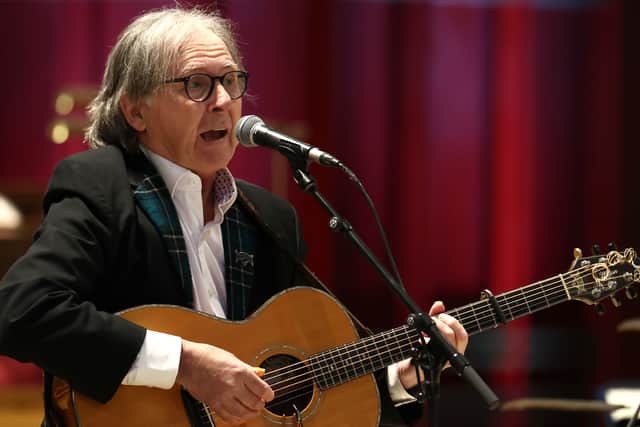 Dougie Maclean performing in Edinburgh in 2024