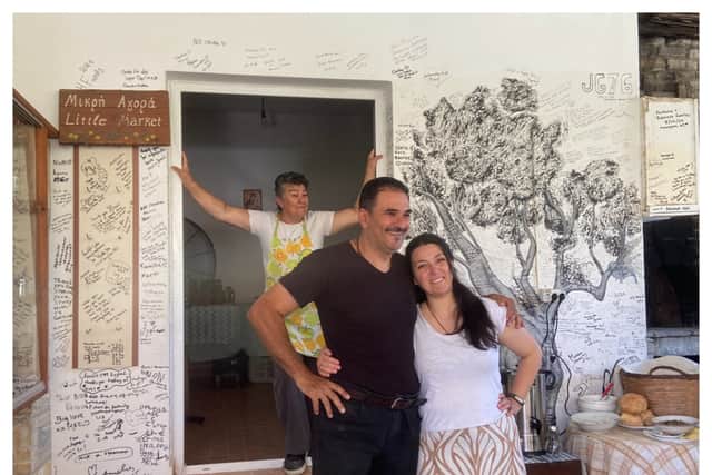 Valina and Michalis’s at their farm in Zaros - as part of the Kamihis Farm Experience in Crete. (Photo: Isabella Boneham).
